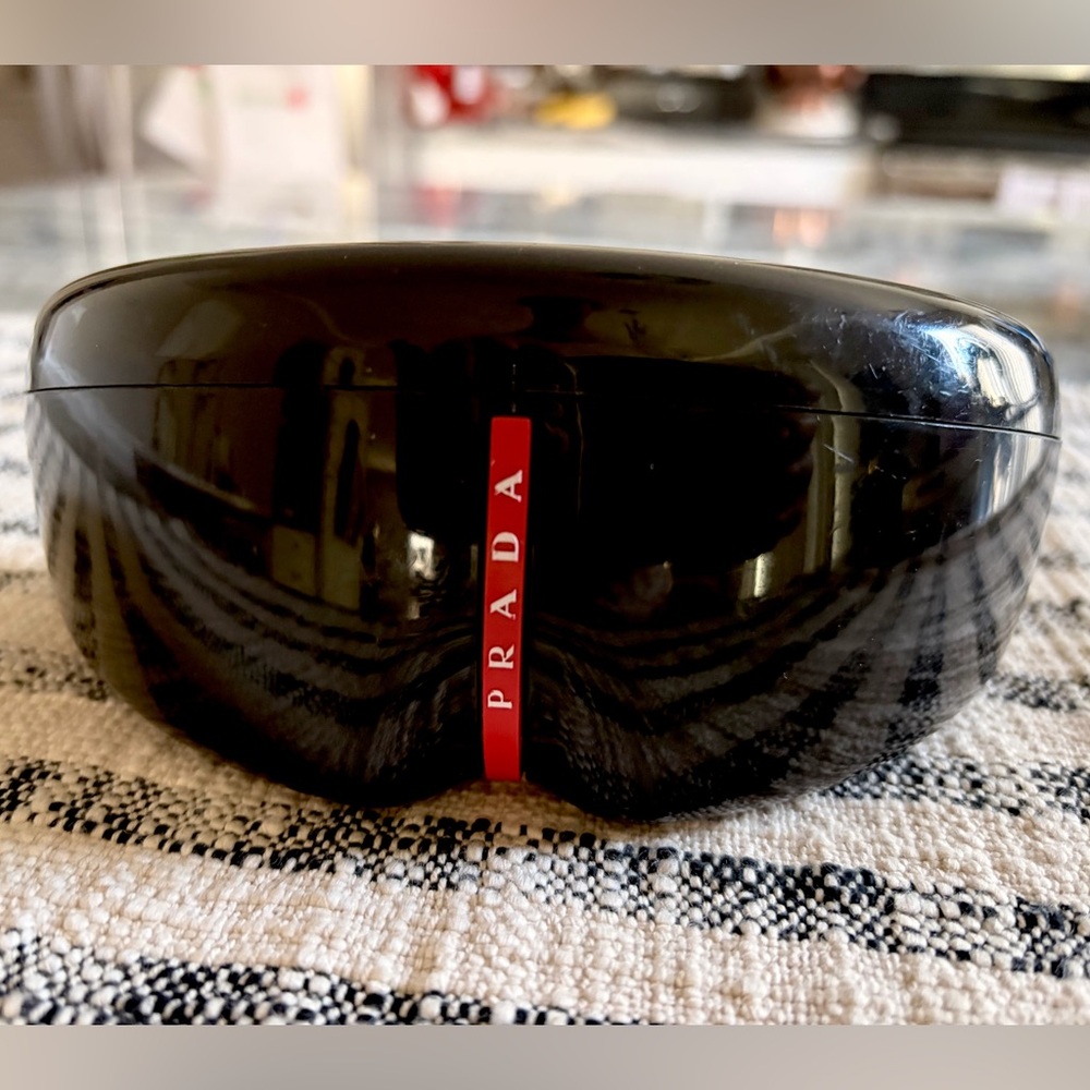Prada Glossy Black sunglass case